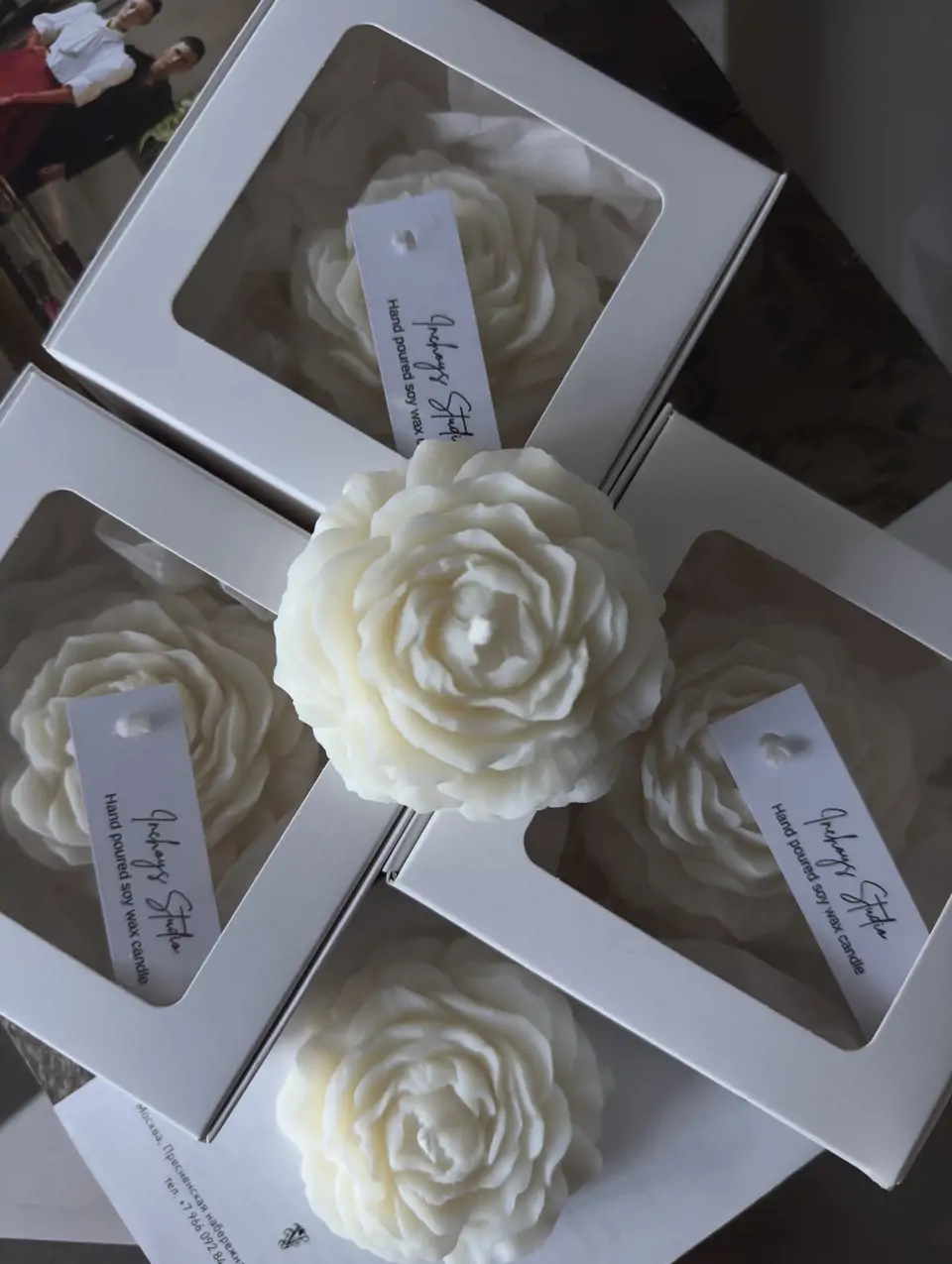 Peony candle  — изображение 4