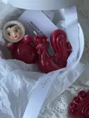 Миниатюра Неваляшка в красном в подарочной коробке  4