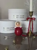 Миниатюра Неваляшка в красном в подарочной коробке  1