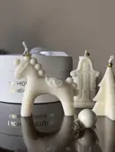 Миниатюра Лошадка символ 2026 белая 2