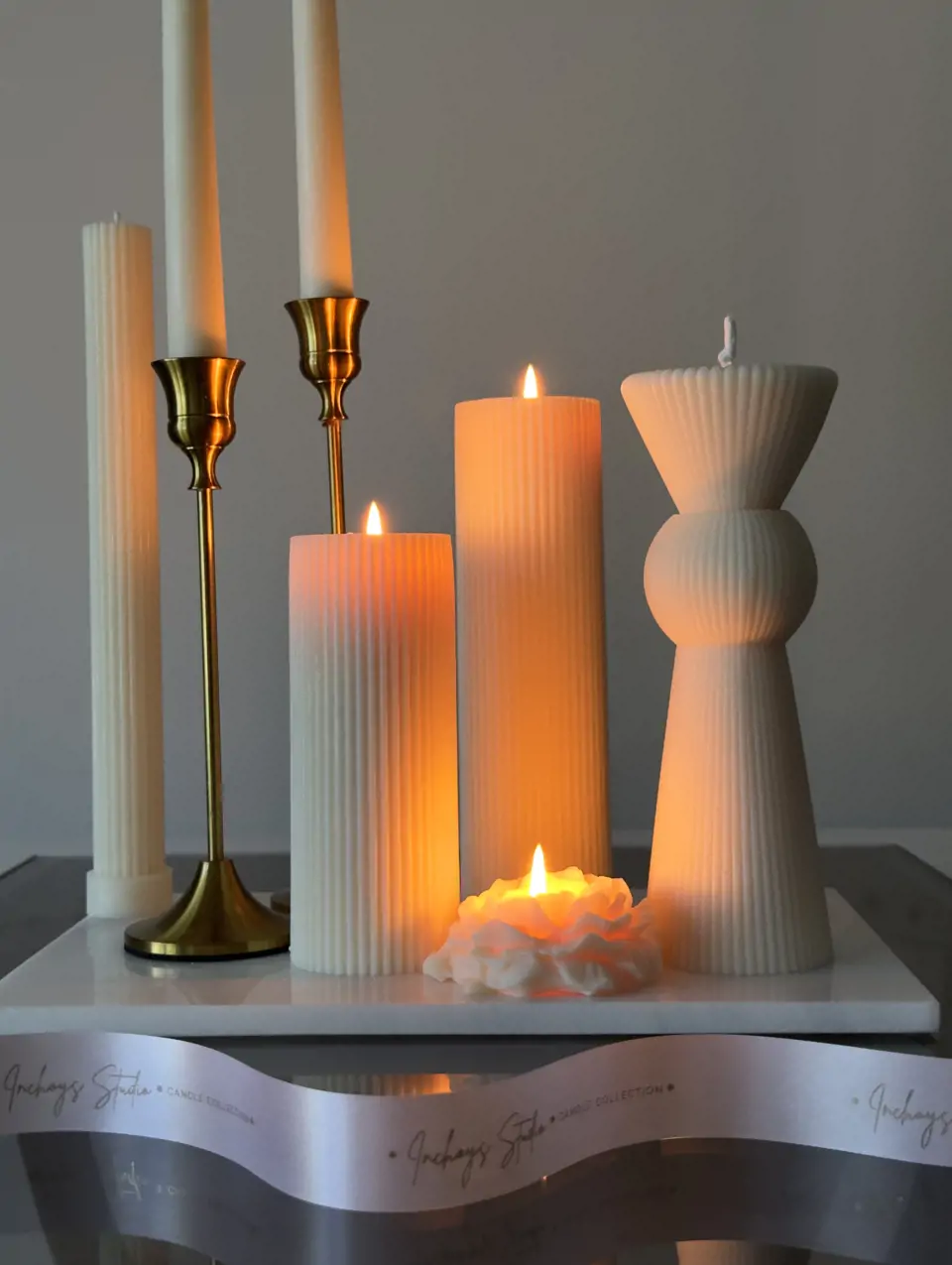 Olive candle — изображение 2